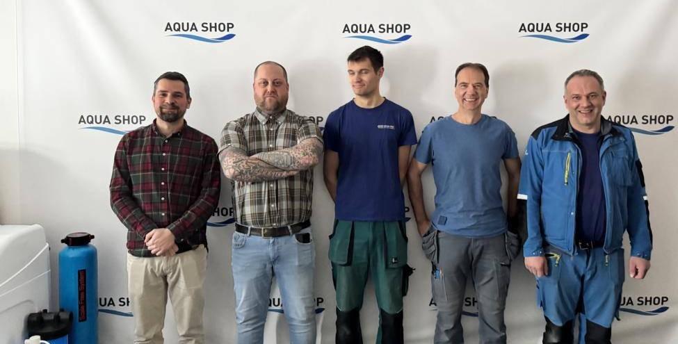 Aqua Shop servisní tym - montaze